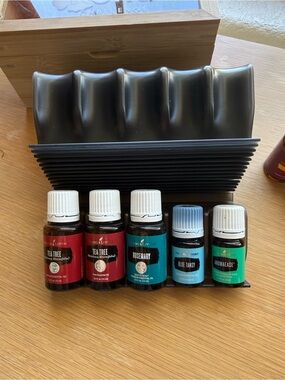 Young Living Essential Oil Collection with organizer racks(15)